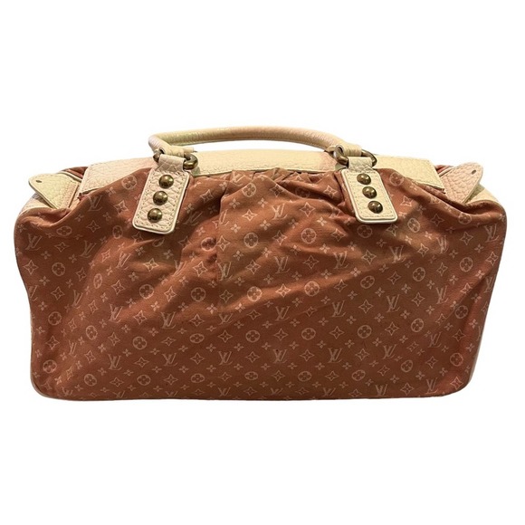 Auth. Louis Vuitton Vintage Trapeze GM Mini Lin Monogram Canvas & Leather, EUC! - Picture 2 of 16